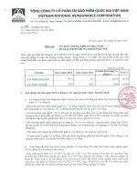 Báo cáo tài chính công ty mẹ quý 2 năm 2014 - Tổng Công ty Cổ phần Tái bảo hiểm quốc gia Việt Nam