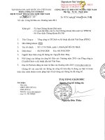 Báo cáo thường niên năm 2013 - Tổng Công ty Cổ phần Dịch vụ Kỹ thuật Dầu khí Việt Nam