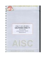 Báo cáo tài chính 6 tháng đầu năm 2005 - Tổng công ty Cổ phần Xây dựng điện Việt Nam