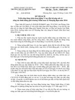 Kế hoạch bình đẳng giới, vì sự tiến bộ của phụ nữ năm 2016