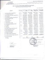 Báo cáo KQKD hợp nhất quý 3 năm 2011 - Công ty TNHH Một thành viên Vinpearl