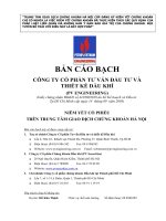 Bản cáo bạch - Tổng Công ty Tư vấn Thiết kế Dầu khí-CTCP