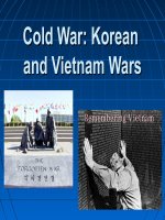 Cold War: Korean and Vietnam Wars