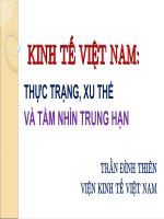 Kinh tế việt nam  thực trạng, xu thế và tầm nhìn trung hạn
