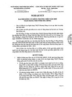 Nghị quyết Đại hội cổ đông thường niên năm 2010 - Ngân hàng Thương mại cổ phần Phương Đông