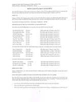 Báo cáo tài chính năm 2011 (đã kiểm toán) - Công ty cổ phần Sản xuất, Thương mại và Dịch vụ ôtô PTM