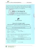 Bản cáo bạch - Tổng Công ty cổ phần Bảo hiểm Petrolimex