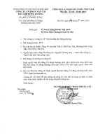 Nghị quyết Đại hội cổ đông thường niên - Công ty Cổ phần Vận tải Dầu khí Đông Dương