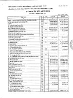 Báo cáo tài chính quý 1 năm 2015 - Công ty cổ phần Phân bón và Hóa chất Dầu khí Tây Nam Bộ