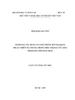 ĐÁNH GIÁ tác DỤNG của bài THUỐC bán hạ BẠCH TRUẬT THIÊN MA THANG TRONG điều TRỊ ĐAU nửa đầu MIGRAINE THỂ đàm THẤP 