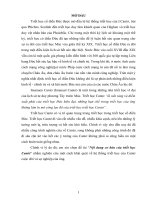 Nội dung cơ bản của triết học cantơ  tiểu luận cao học triết