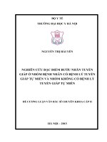 NGHIÊN cứu đặc điểm bướu NHÂN TUYẾN GIÁP ở NHÓM BỆNH NHÂN có BỆNH lý TUYẾN GIÁP tự MIỄN và NHÓM KHÔNG có BỆNH lý TUYẾN GIÁP tự MIỄN 