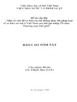 Một số vấn đề cơ bản của hệ thống thực thi pháp luật về sở hữu trí tuệ ở việt nam sau khi gia nhập tổ chức thương mại thế giới 