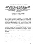 Phương pháp soạn đề cương chi tiết môn học sử dụng trong dạy học ở các trường đại học đào tạo theo học chế tín chỉ với sự hỗ trợ của e learning