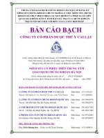 Bản cáo bạch - Công ty Cổ phần Dược Thú y Cai Lậy