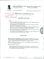 Nghị quyết Hội đồng Quản trị ngày 26-09-2011 - Công ty Cổ phần Công nghiệp Khoáng sản Bình Thuận