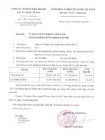 Báo cáo tài chính hợp nhất quý 1 năm 2015 - Công ty Cổ phần Liên doanh Đầu tư Quốc tế KLF