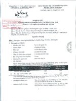 Nghị quyết Đại hội cổ đông bất thường - Công ty Cổ phần Xi Măng Hà Tiên 1