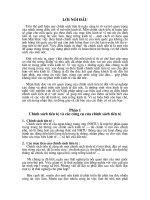 Giải pháp nâng cao hiệu quả công cụ điều hành chính sách tiền tệ ở việt nam 