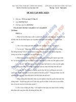 ĐỀ bài tập điều KIỆN môn học NN lý cơ bản CN mac II 