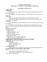 GIÁO án CHUYÊN đề CHĂM sóc cây TRỒNG và THU HOẠCH NÔNG sản 