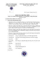 Báo cáo thường niên năm 2010 - Công ty Cổ phần Khai khoáng và Cơ khí Hữu nghị Vĩnh Sinh