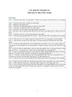 CÂU hỏi ôn THI học kỳ môn QUẢN TRỊ CÔNG NGHỆ 