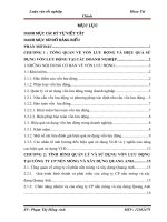 Một số giải pháp nâng cao hiệu quả sử dụng vốn lưu động tại công ty cổ phần nền móng và xây dựng quang anh 