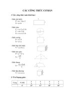 công thức toán học