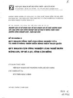 Quy hoạch cụm công nghiệp làng nghề buôn măng lin, TP đà lạt, tỉnh lâm đồng 