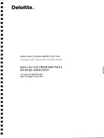 Báo cáo tài chính hợp nhất năm 2014 (đã kiểm toán) - Tổng Công ty Hàng không Việt Nam-CTCP