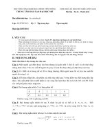 ĐỀ bài tập điều KIỆN môn học xác  suất thống kê 