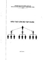 Bài giảng đào tạo cán bộ tập huấn