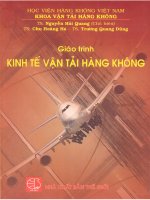 Giáo trình kinh tế vận tải hàng không 