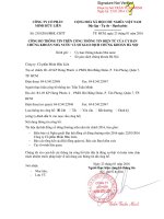 Nghị quyết Đại hội cổ đông thường niên - Công ty Cổ phần Minh Hữu Liên