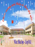 giáo án bàn tay nặn bột hóa học 8 bài tính chất của nước