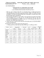 Nghị quyết Hội đồng Quản trị ngày 18-07-2011 - Công ty Cổ phần Gạch ngói cao cấp