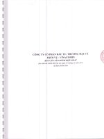 Báo cáo tài chính hợp nhất năm 2011 (đã kiểm toán) - Công ty cổ phần Đầu tư, Thương mại và Dịch vụ - Vinacomin