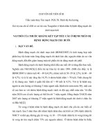 VAI TRÒ của THUỐC KHÁNG kết tập TIỂU cầu ở BỆNH NHÂN bị BỆNH  ĐỘNG MẠCH CHI  dưới 