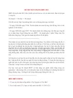 ĐỀ THI TEST ONLINE BIDV 2013