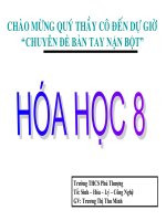 GIÁO án hóa học 8 theo phương pháp bàn tay nặn bột bài DUNG DỊCH