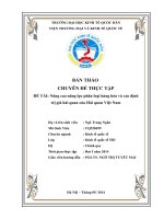 Nâng cao năng lực phân loại hàng hóa và xác định trị giá hải quan của hải quan việt nam 