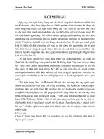 Một số giải phát nâng cao hiệu quả cho vay đối với thành phần kinh tế ngoài quốc doanh tại chi nhánh ngân hàng đầu tư và phát triển hà nội 