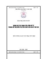 Đánh giá tác dụng của cốm bổ tỳ trong hỗ trợđiều trịtiêu chảy kéo dài ở trẻ em 