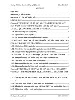 GIẢI PHÁP NÂNG CAO HIỆU QUẢ CHO VAY hộ sản XUẤT tại NHNo PTNT VIỆT NAM – CHI NHÁNH TIÊN DU, TỈNH bắc NINH 