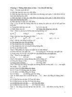 ôn tập môn cơ kĩ thuật 