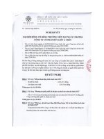 Nghị quyết Đại hội cổ đông thường niên - Công ty Cổ phần Hữu Liên Á Châu