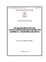 TÌNH TRẠNG DINH DƯỠNG và THIẾU VI CHẤT ở TRẺ dưới 5 TUỔI BIẾNG ăn đến KHÁM tại KHOA KHÁM tư vấn DINH DƯỠNG số 2 – VIỆN DINH DƯỠNG, hà nội, năm 2015 