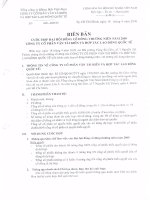 Nghị quyết Đại hội cổ đông thường niên năm 2009 - CTCP Vận tải biển & Hợp tác Quốc tế
