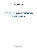 ly bo y than tuong thu noan  on thuy an